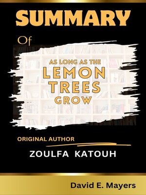 cover image of As Long As the Lemon Trees Grow